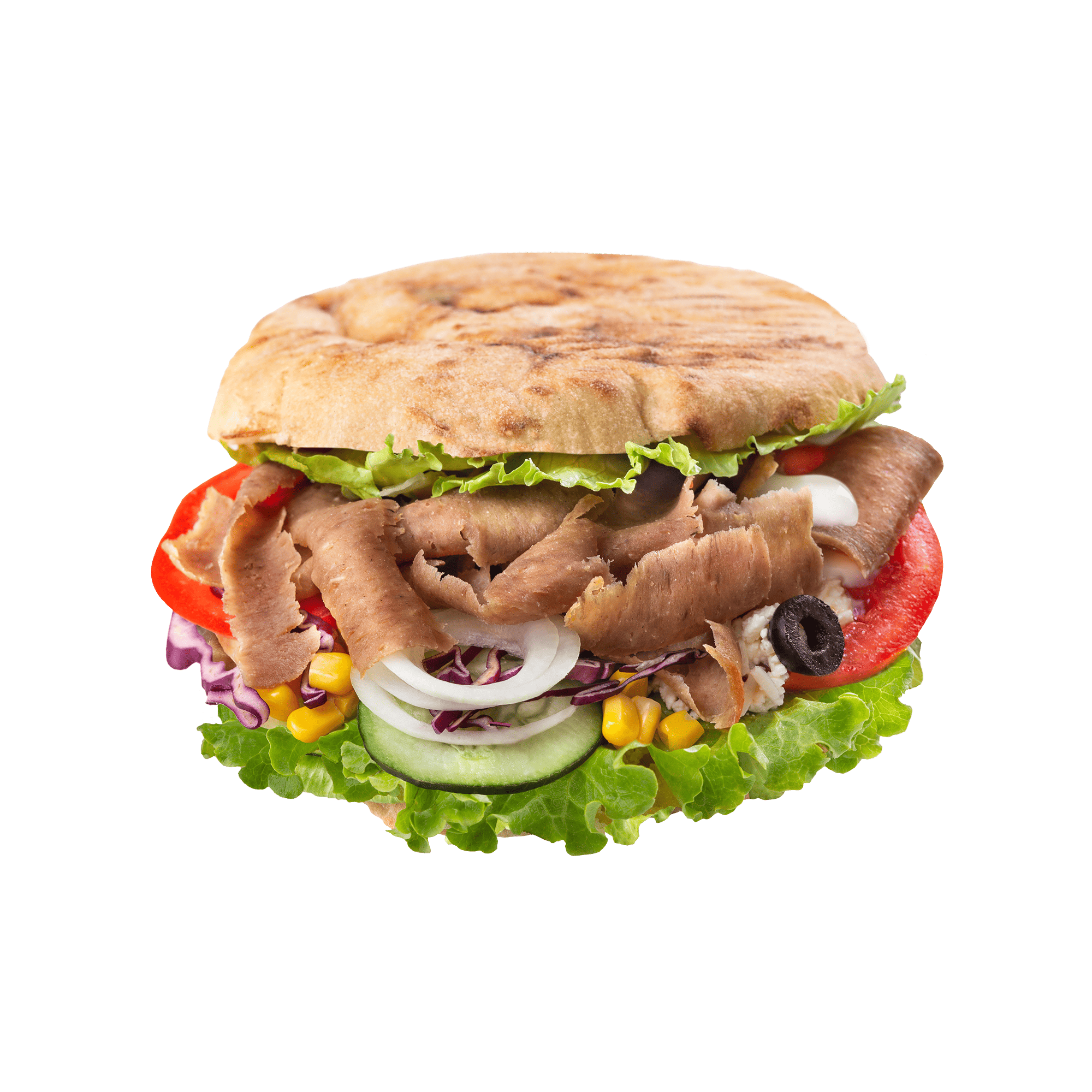 Classic kebab lepinja