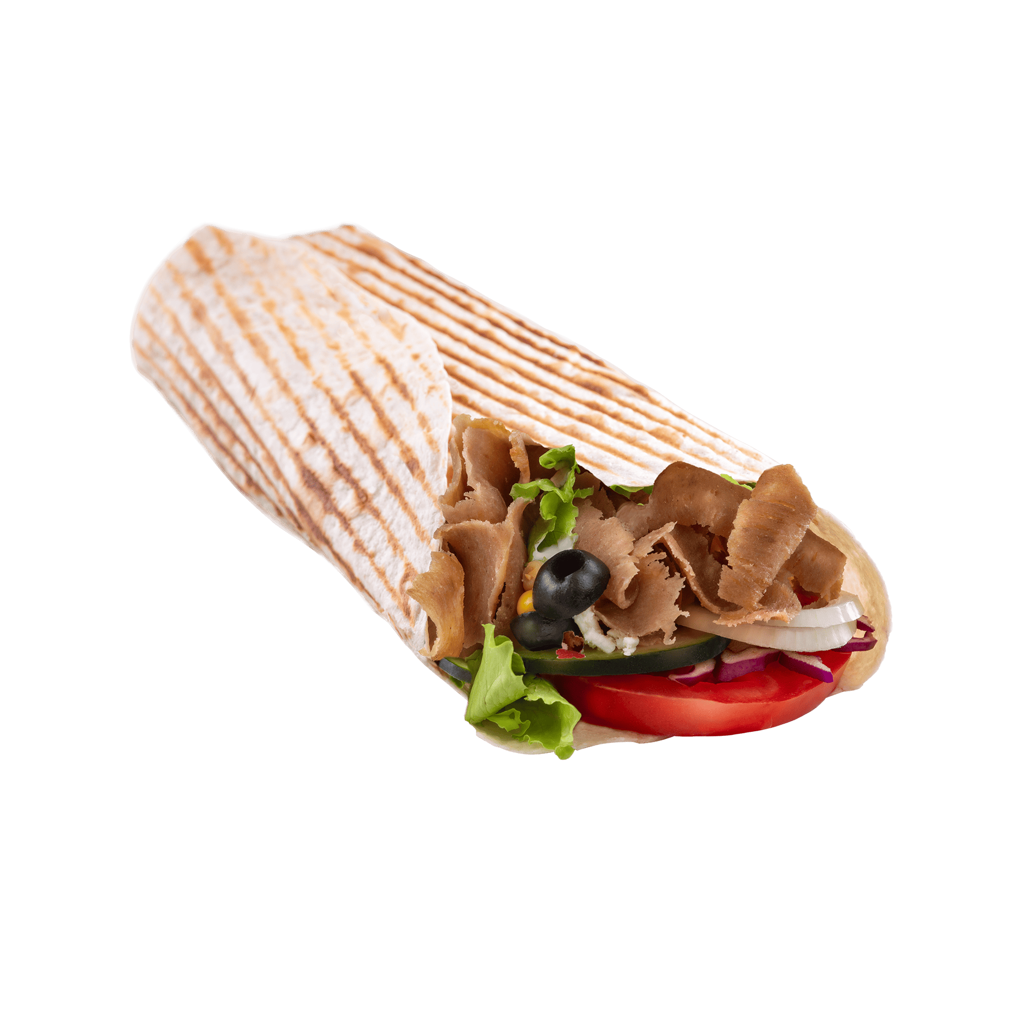 Classic kebab tortilja