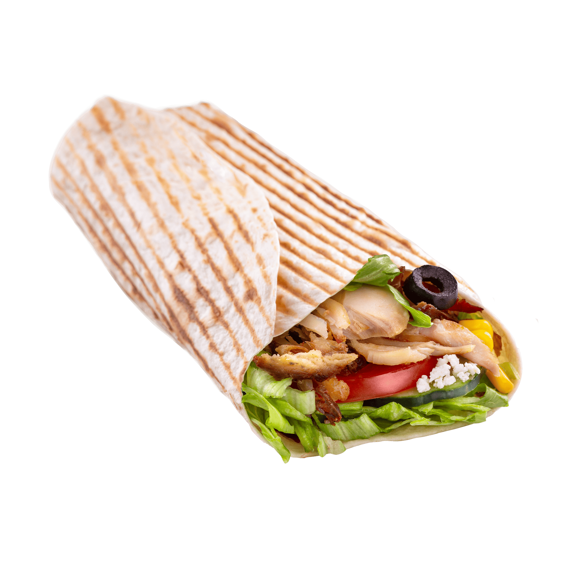 Chicken kebab tortilja