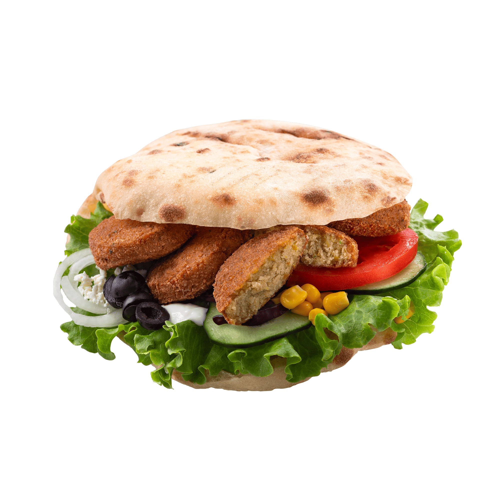 Falafel vege lepinja